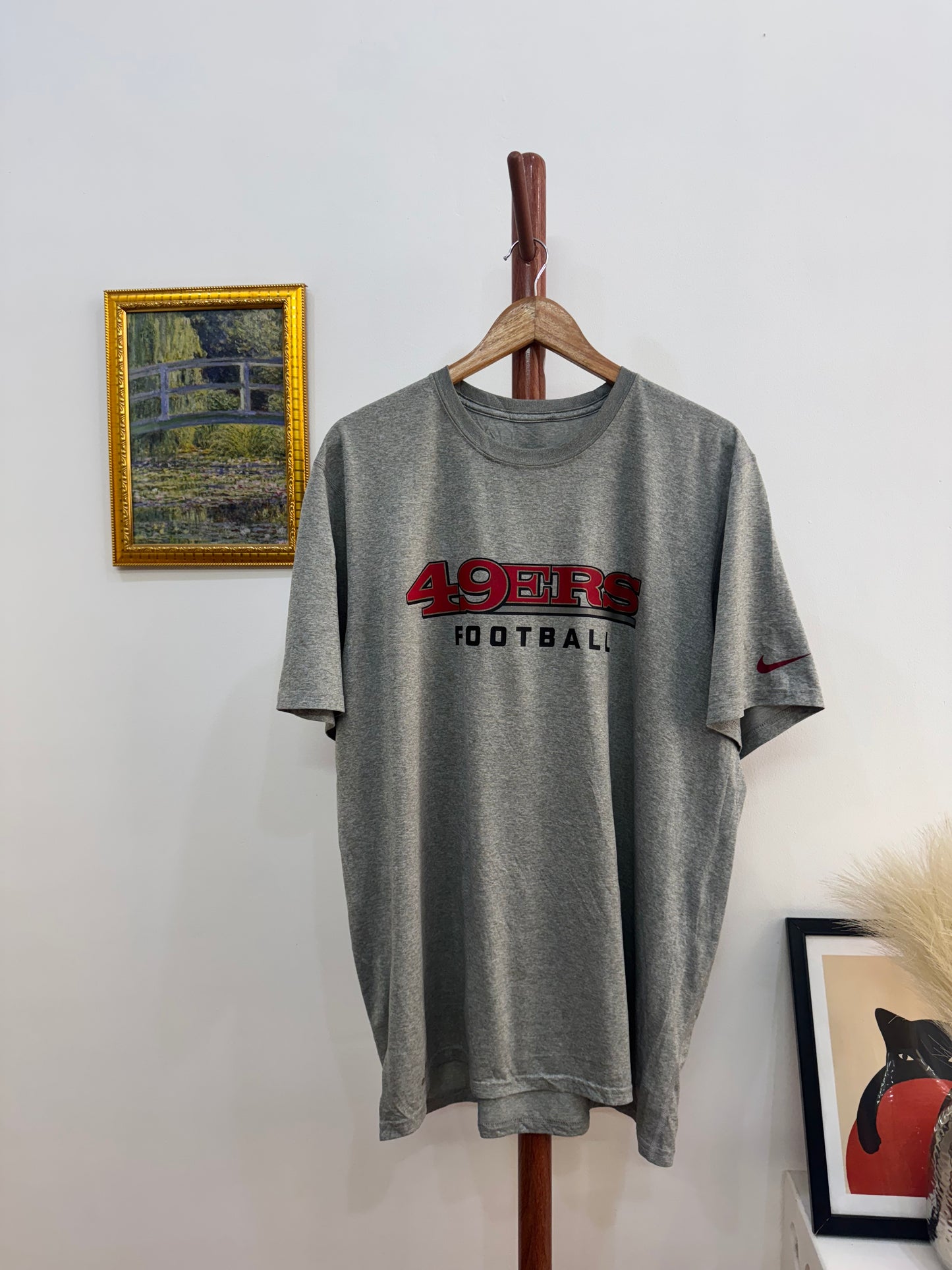 Grey NIKE 49ers NHL TEE