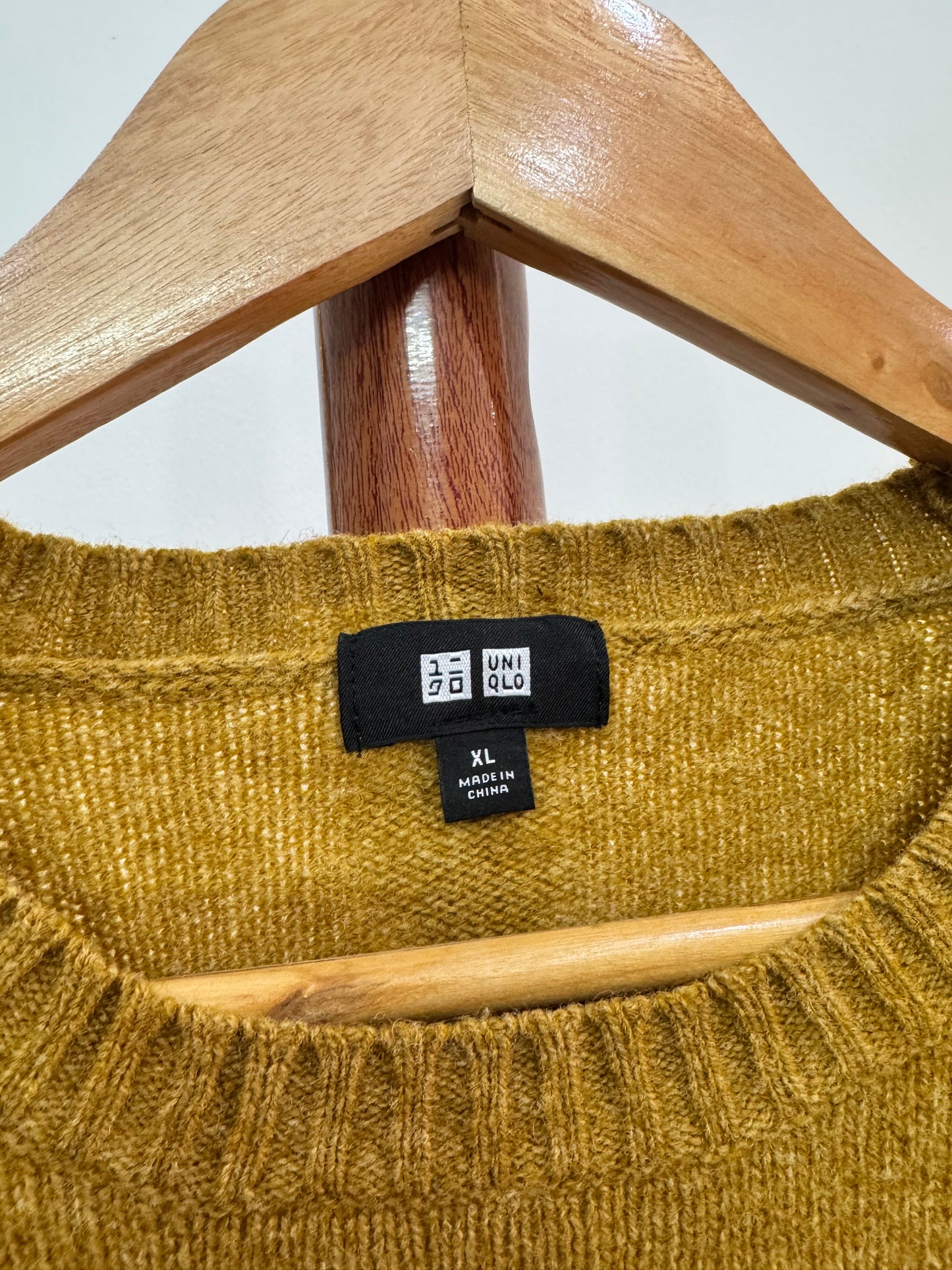 Mustard Yellow Wool Uniqlo Sweater