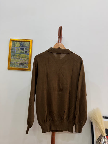 Vintage Brown Knitted Sweater