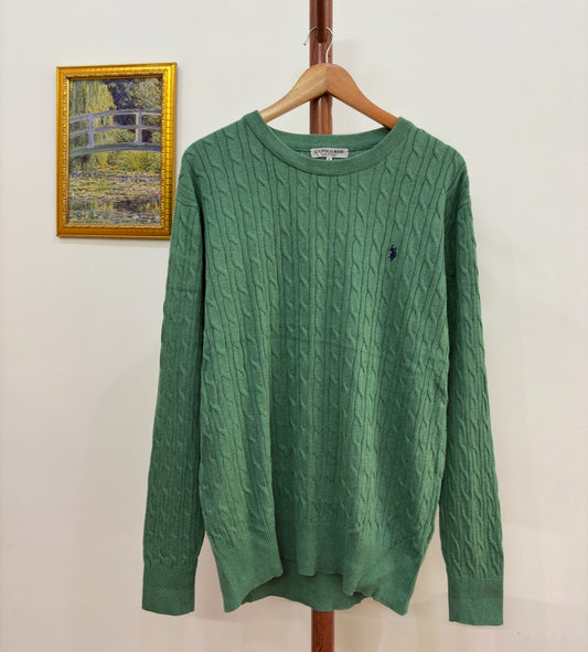 Uspa Green Sweater