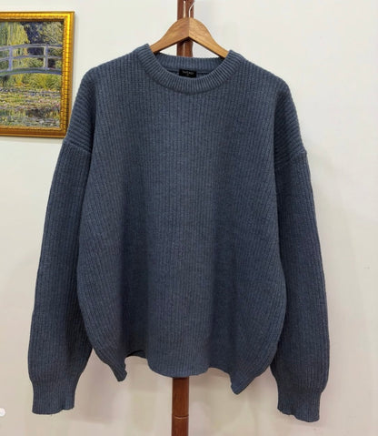 'Takeiteasy ' Ribbed Thick Knitted Sweater