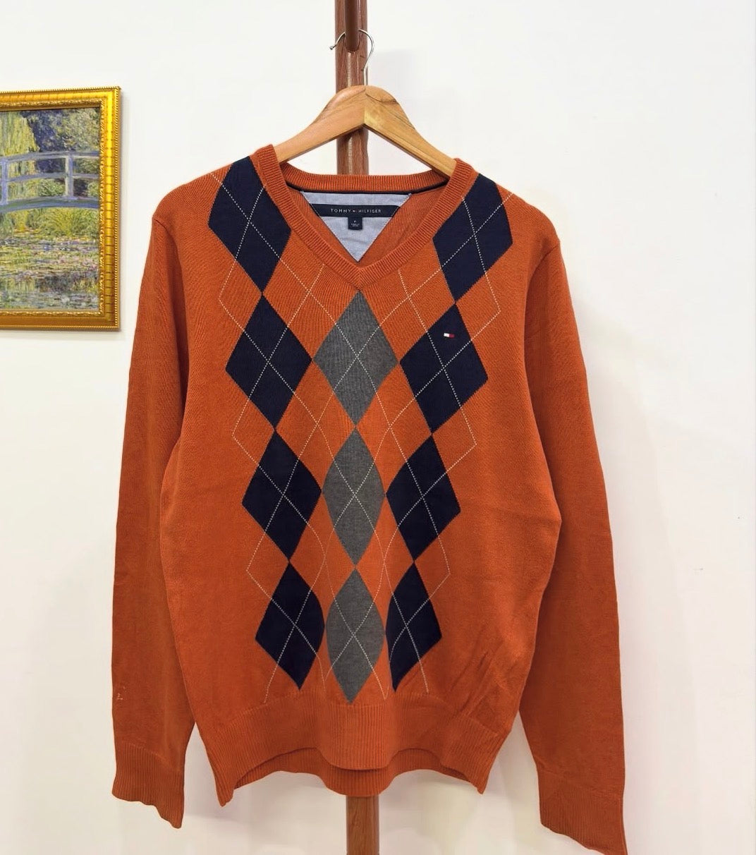 'Tommy Hilfiger' Argyle Sweater