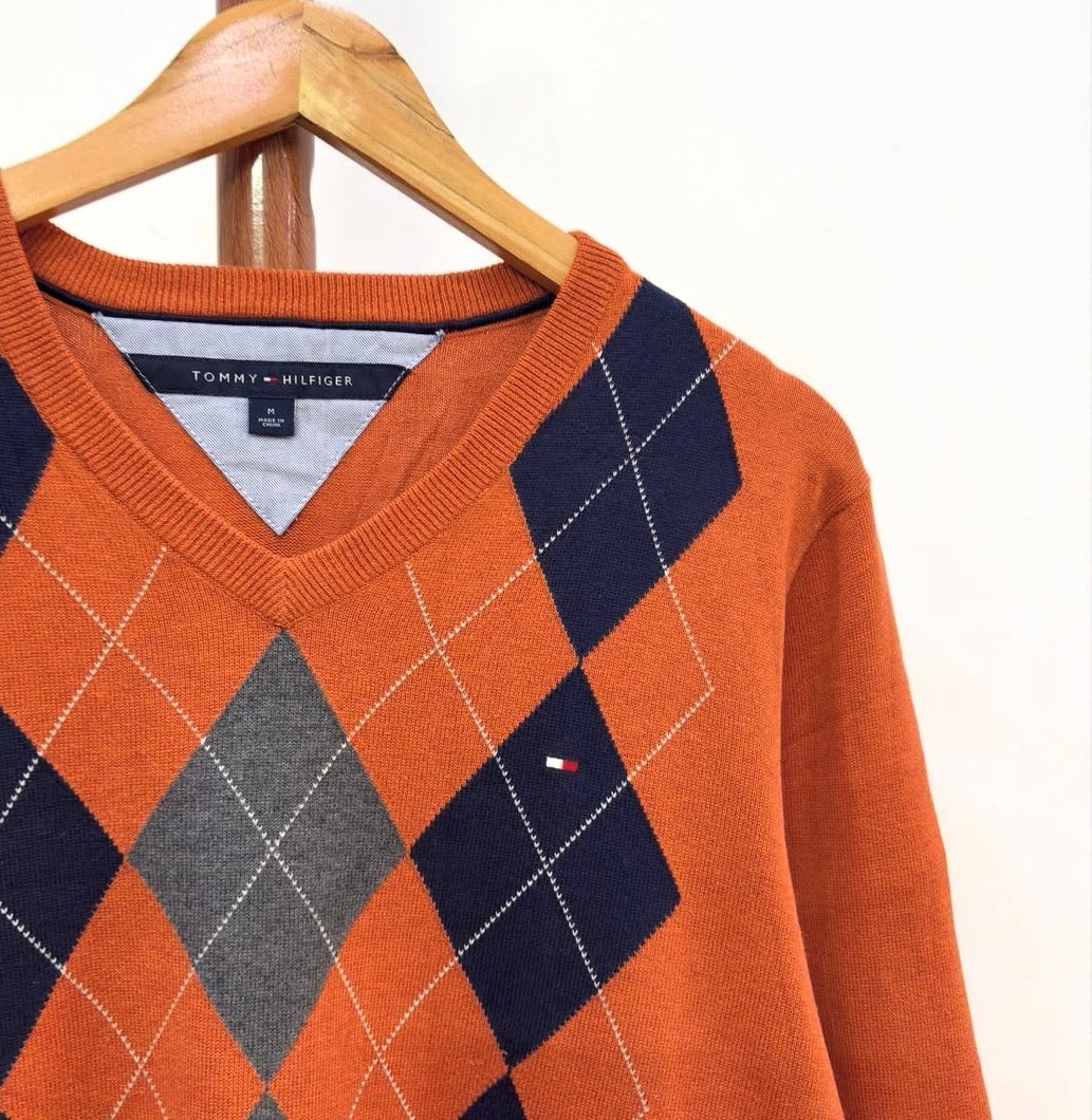 'Tommy Hilfiger' Argyle Sweater