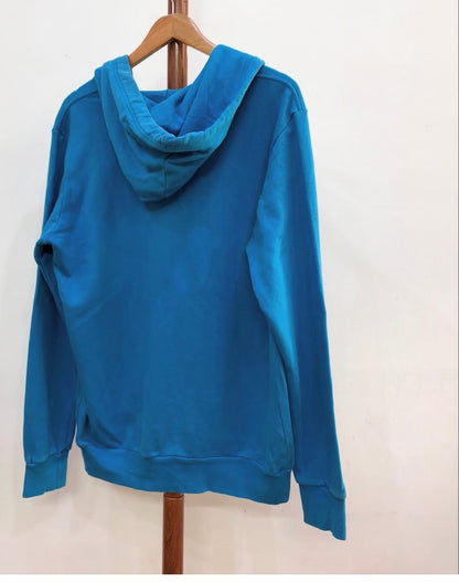 Blue 'Lacoste' Zipper Hoodie
