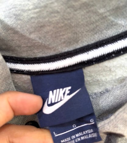 Classic Grey 'NIKE' Big Logo Hoodie