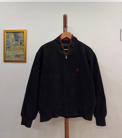 Vintage  Tailored Fit  Seude Black Jacket