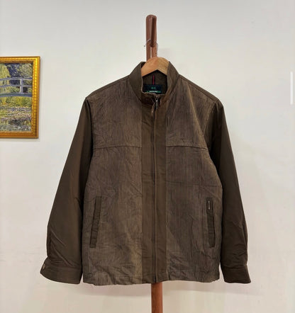 Brown Corduroy  Tailored Fit Jacket