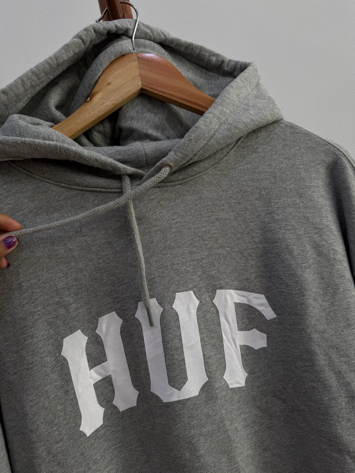 Grey HUF Hoodie 🌫️