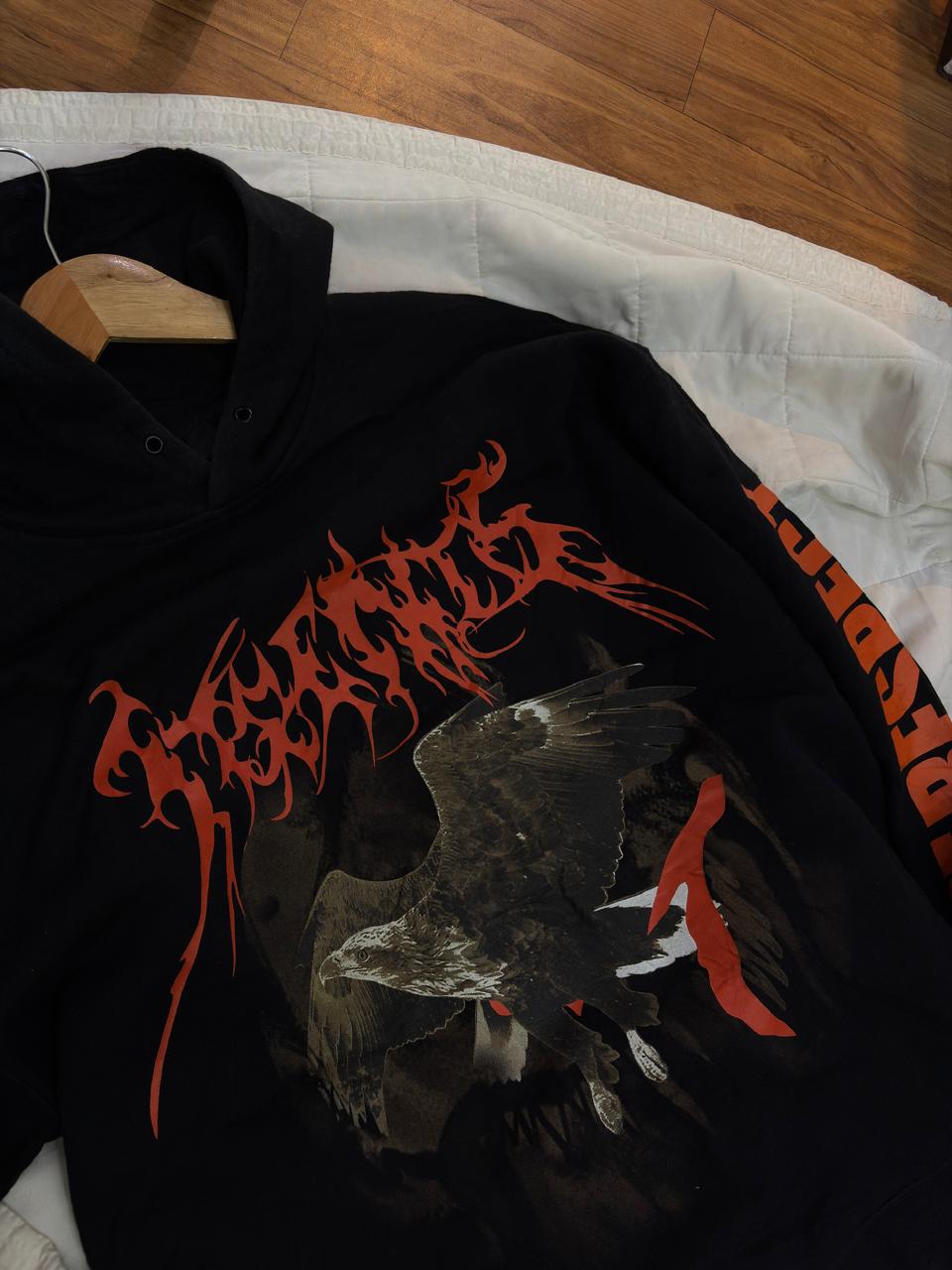 Grunge aesthetic oversize hoodie