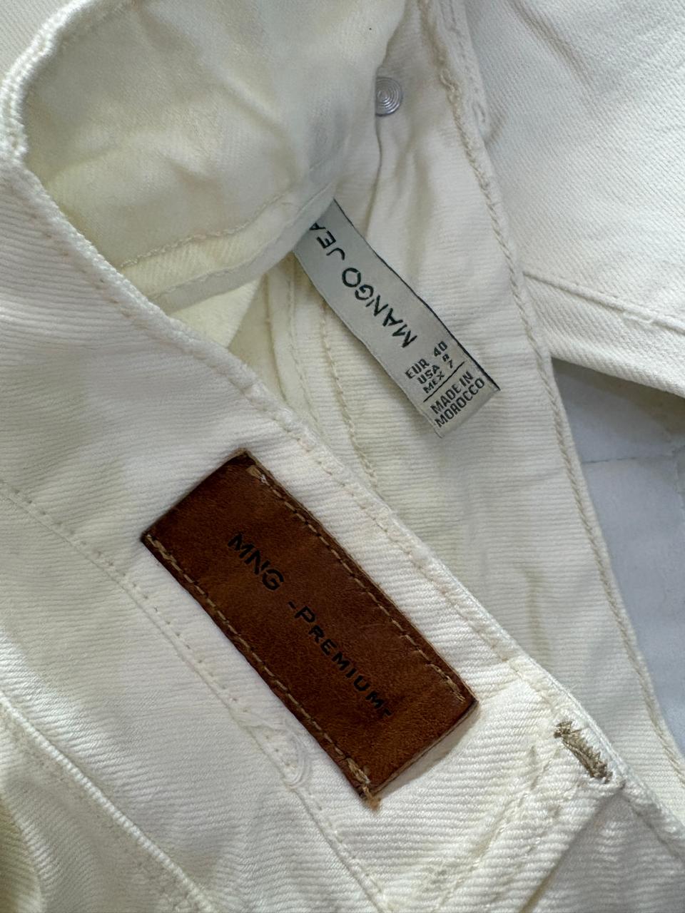 Mango premium White denim