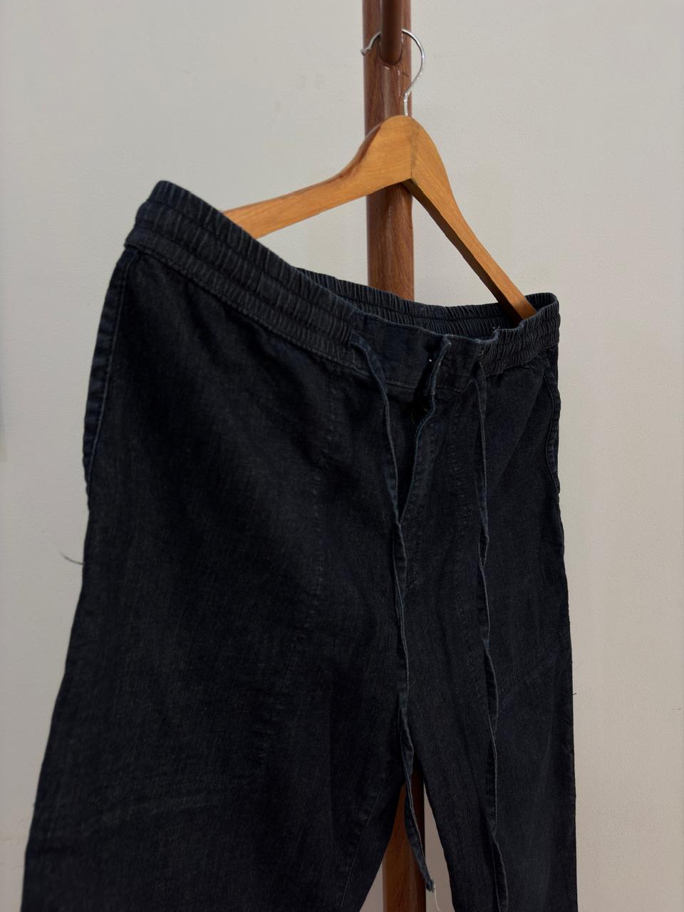 Dark Blue Loose Fit Trouser