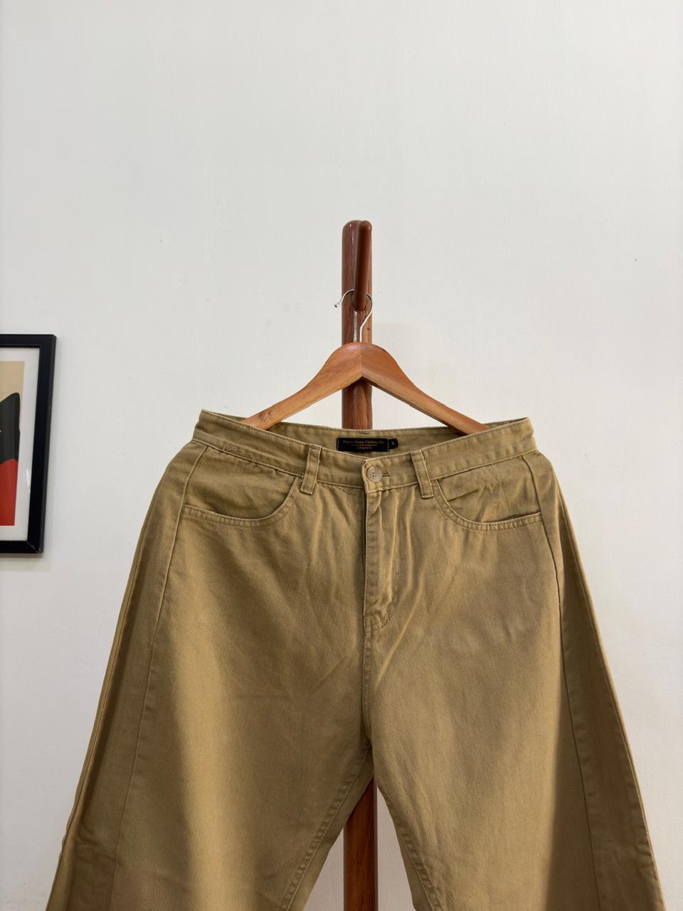 Brown Baggy Fit Korean Trouser