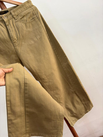 Brown Baggy Fit Korean Trouser