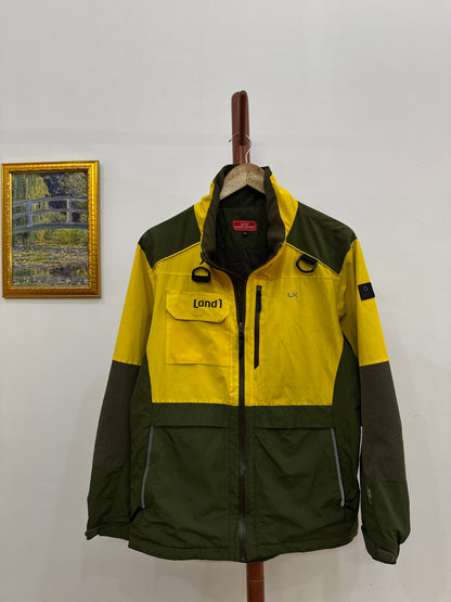 Yellow colorblock jacket