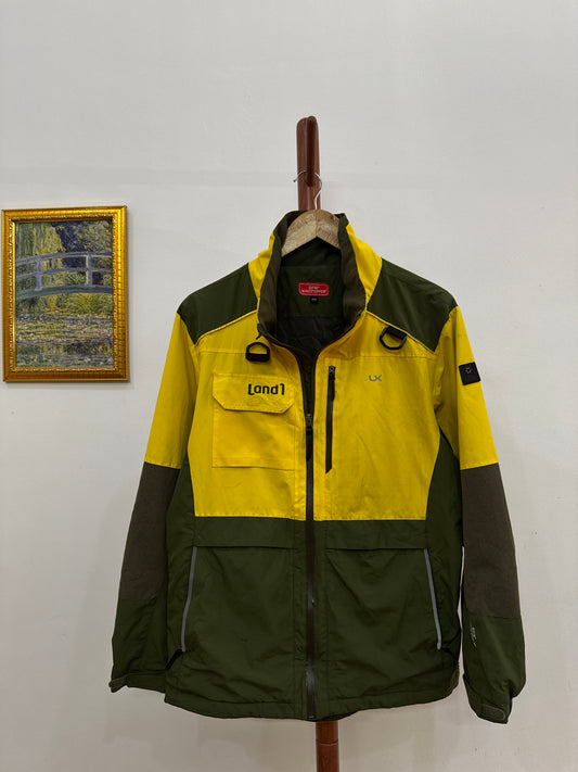 Yellow colorblock jacket