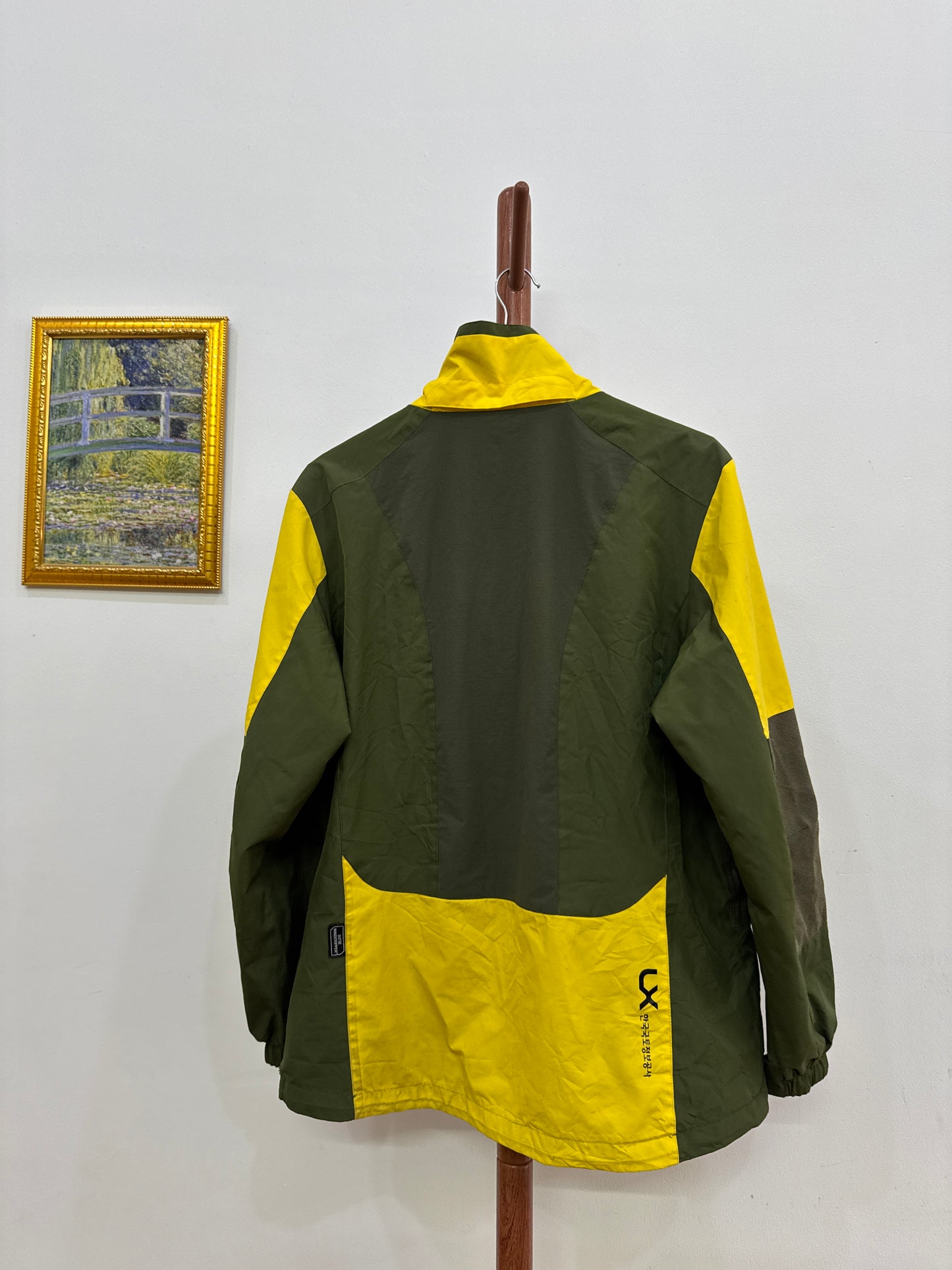Yellow colorblock jacket