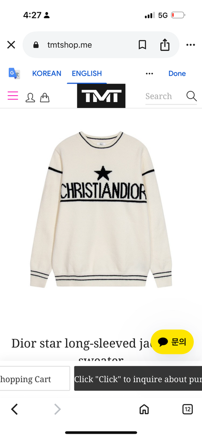 Christian Dior Sweater