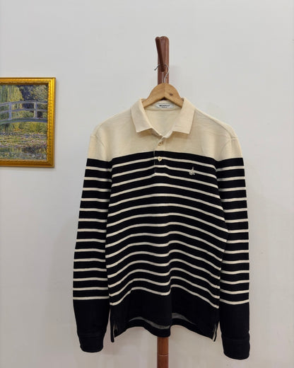 Beanpole' Striped  Knitted  Buttoned up  Knit