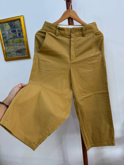 Uniqlo Mustard Brown trouser
