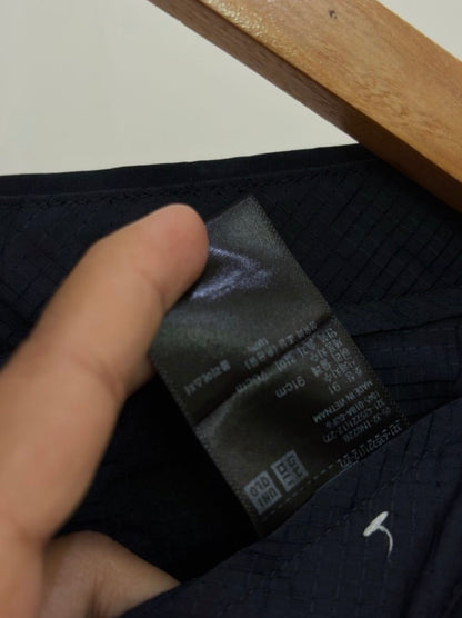 Navy Blue Uniqlo Tailored Fit Trouser