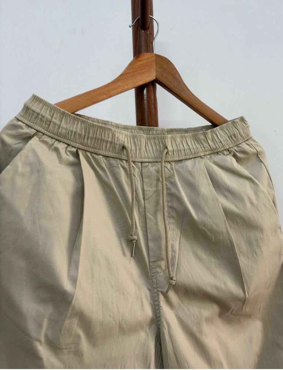 Beige @8seconds_official Wide-leg Summer Trouser