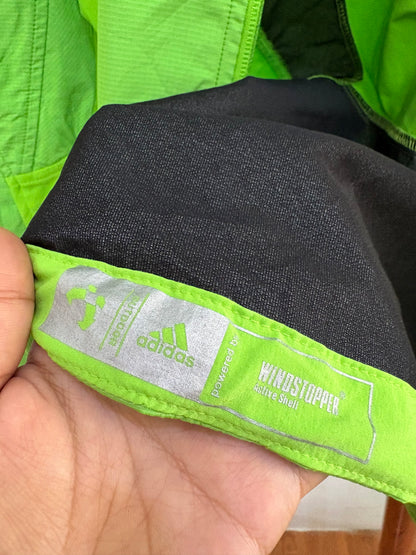 Green 'Adidas' X Terrex Jacket 
with soft fleece lining