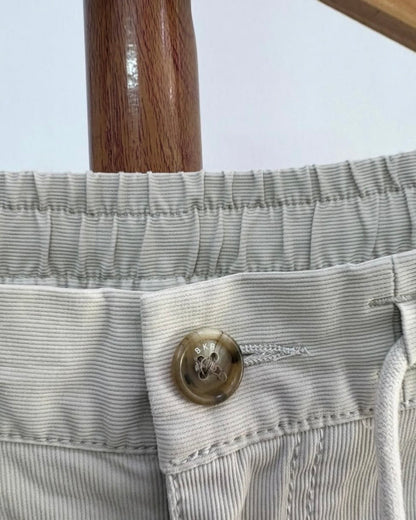 Beige 'Buckaroo' Soft Corduroy Summer Trouser