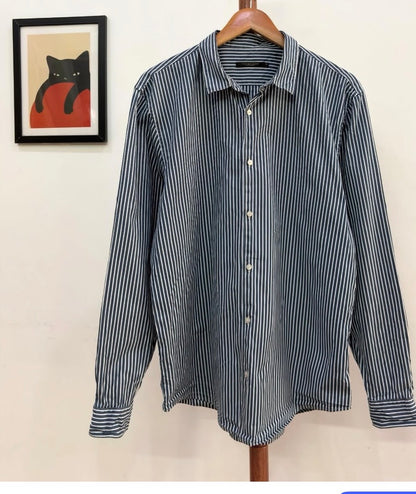 Concept 1' Summer Cotton Striped Shirt