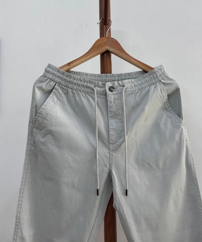 Grey 'Buckaroo' Linen Blend Summer Trouser
