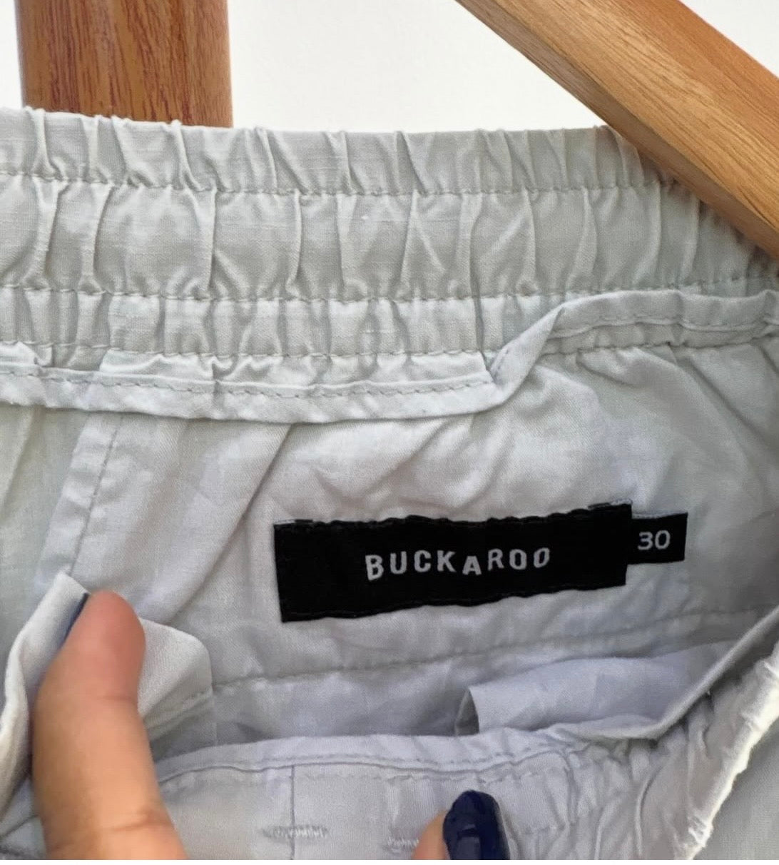 Grey 'Buckaroo' Linen Blend Summer Trouser
