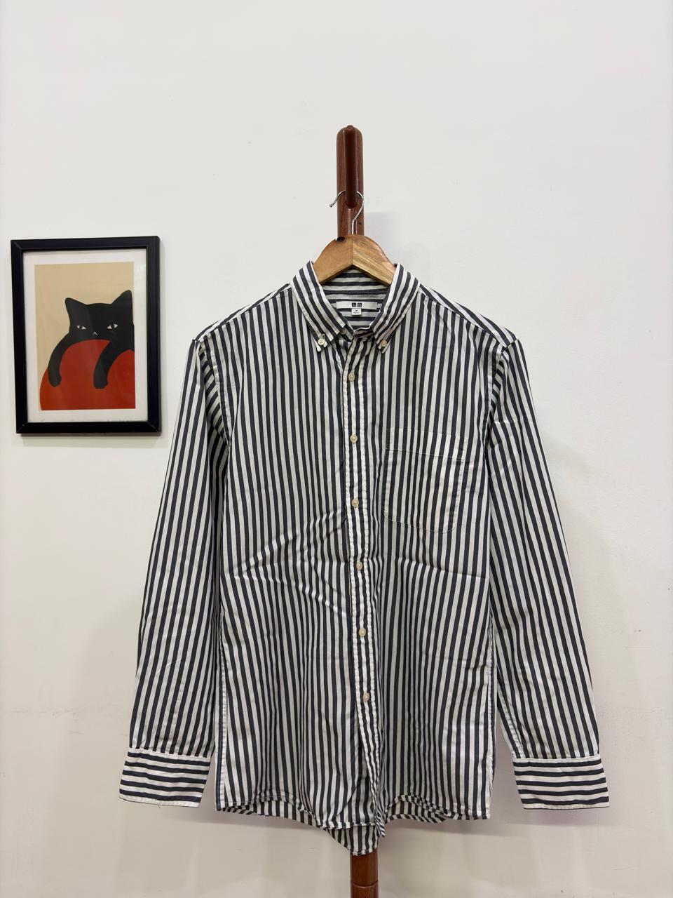Uniqlo Cotton Striped Summer Shirt