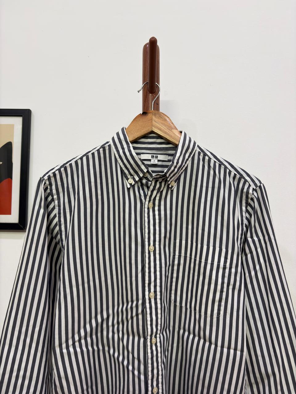 Uniqlo Cotton Striped Summer Shirt