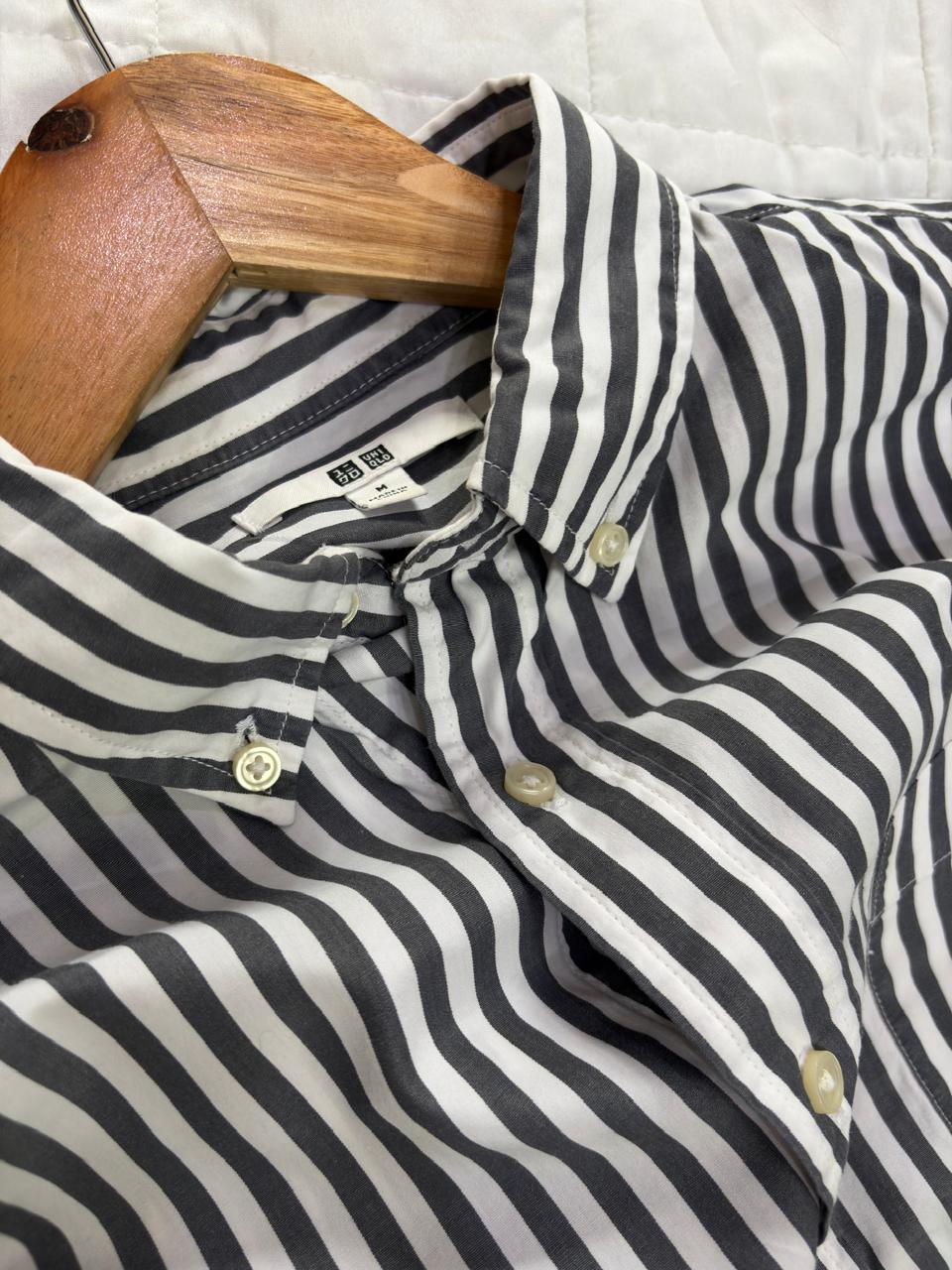 Uniqlo Cotton Striped Summer Shirt