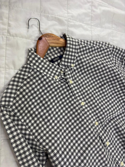 SPAO B/w Checkered Oxford Shirt 
Great for summer,love the fabric & Unisex