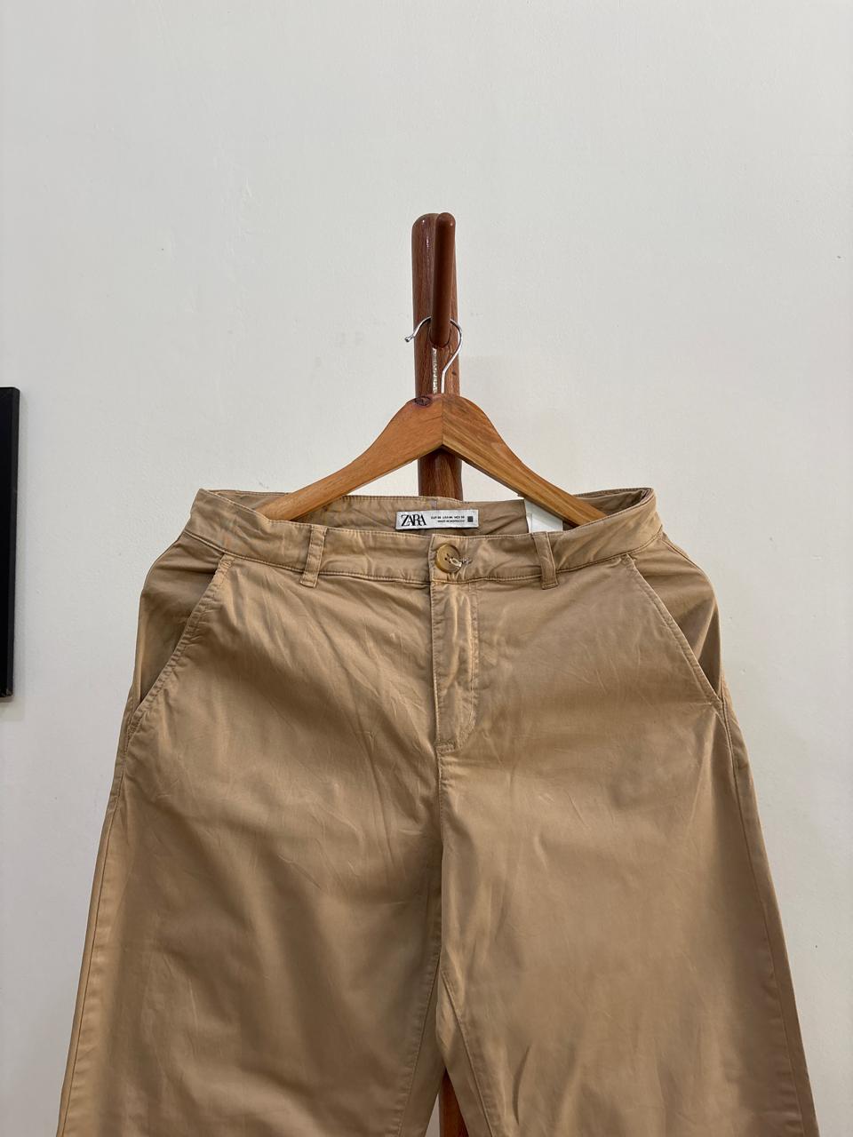 Zara beige Summer Trouser