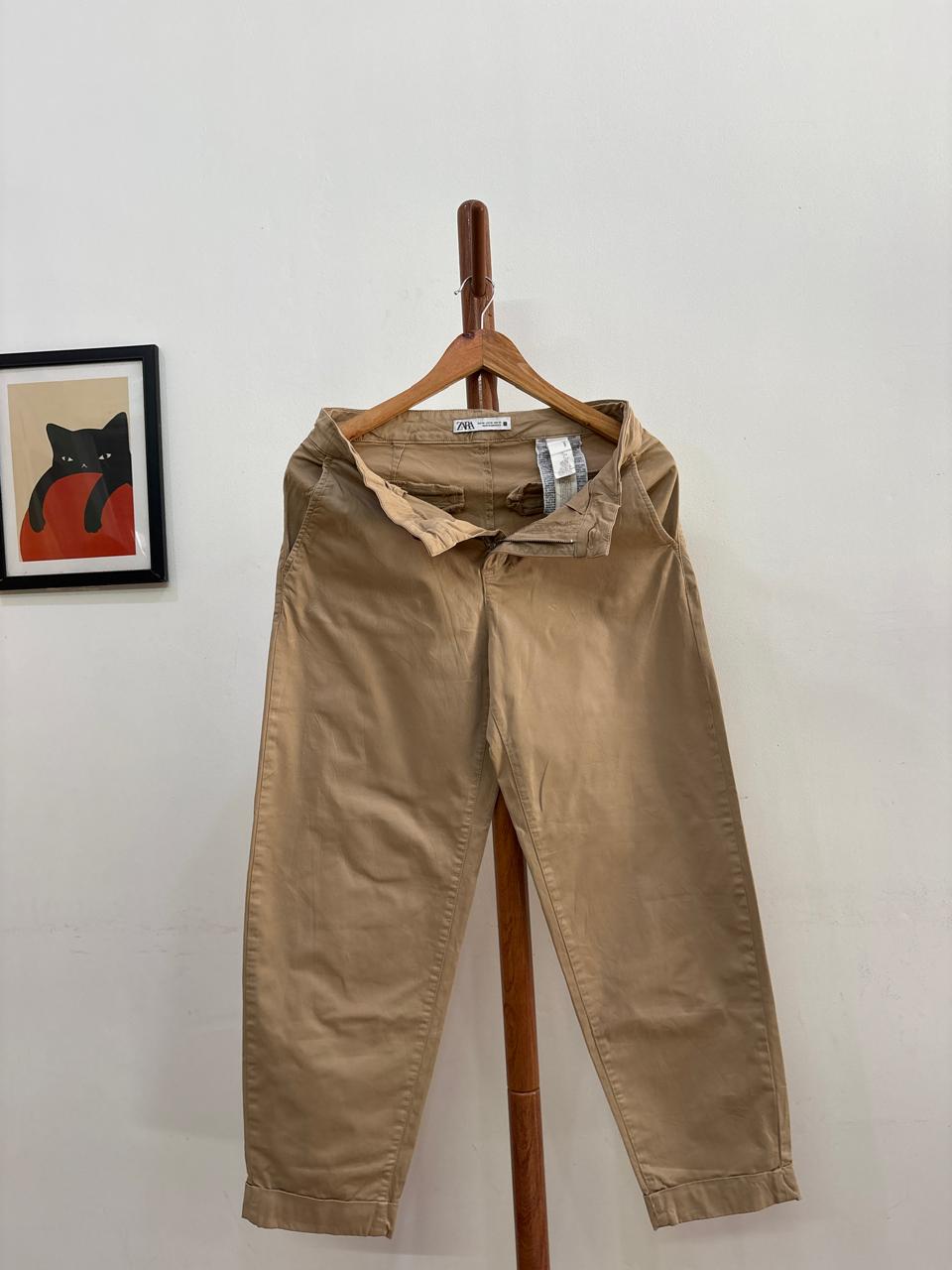 Zara beige Summer Trouser