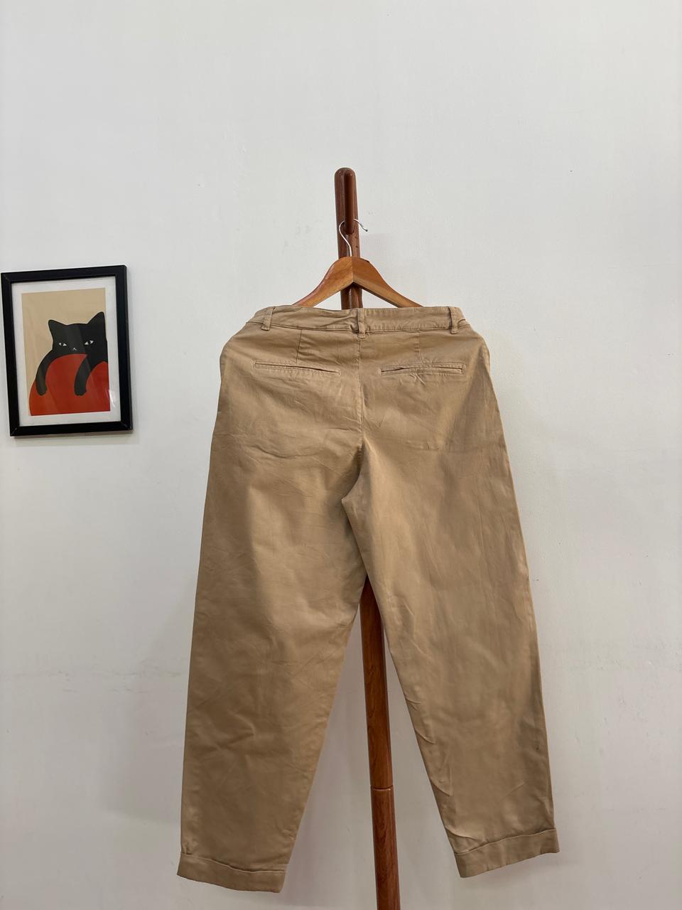 Zara beige Summer Trouser