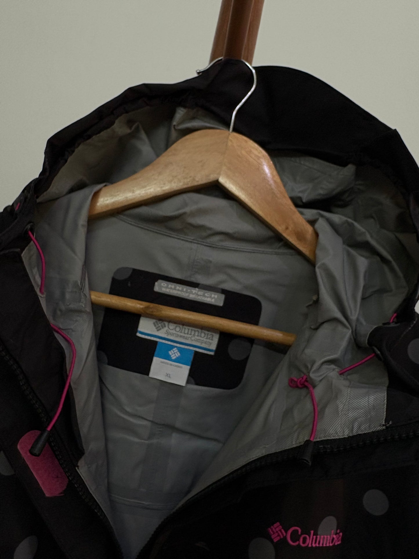 ‘Columbia’ Polka Dot oUtdoor  jacket