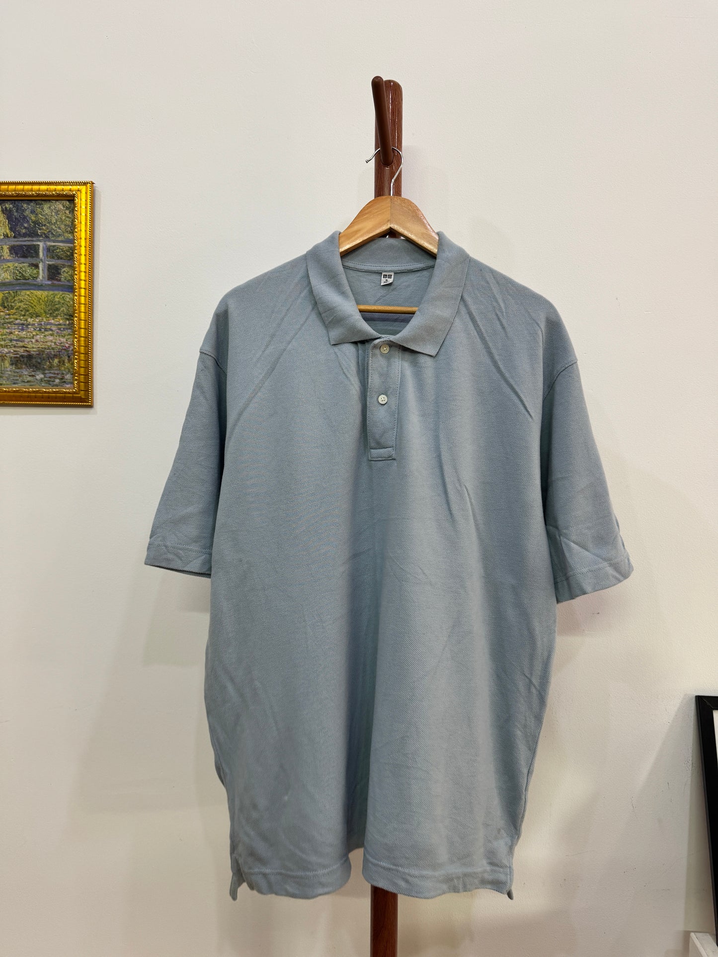 Uniqlo Blue Polo Tee