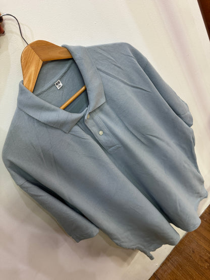 Uniqlo Blue Polo Tee