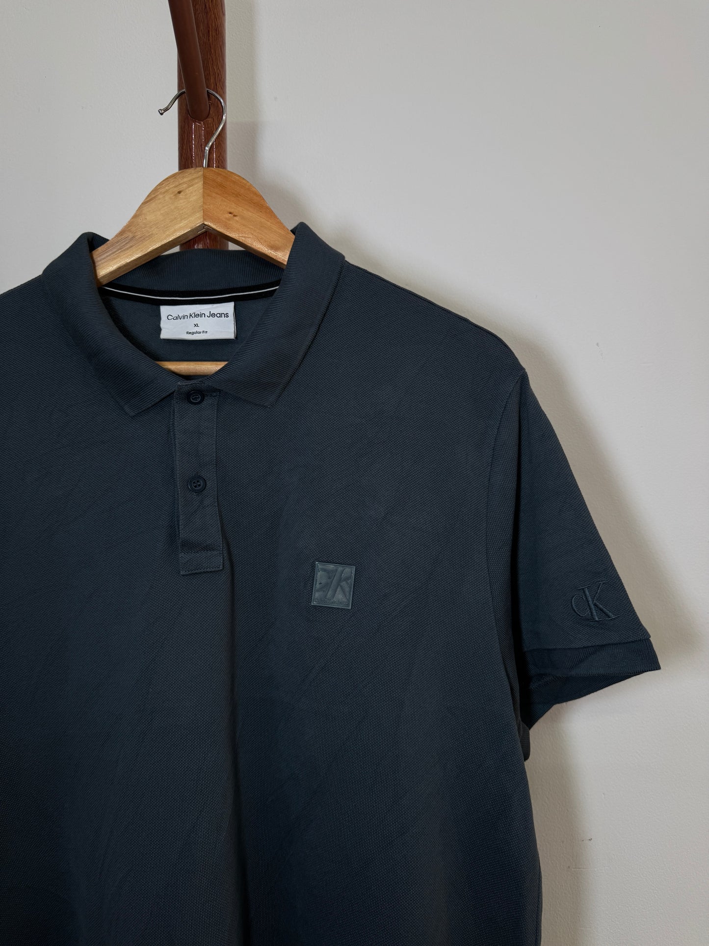 Calvin Klein Grey Polo Tee