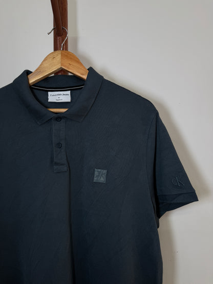 Calvin Klein Grey Polo Tee