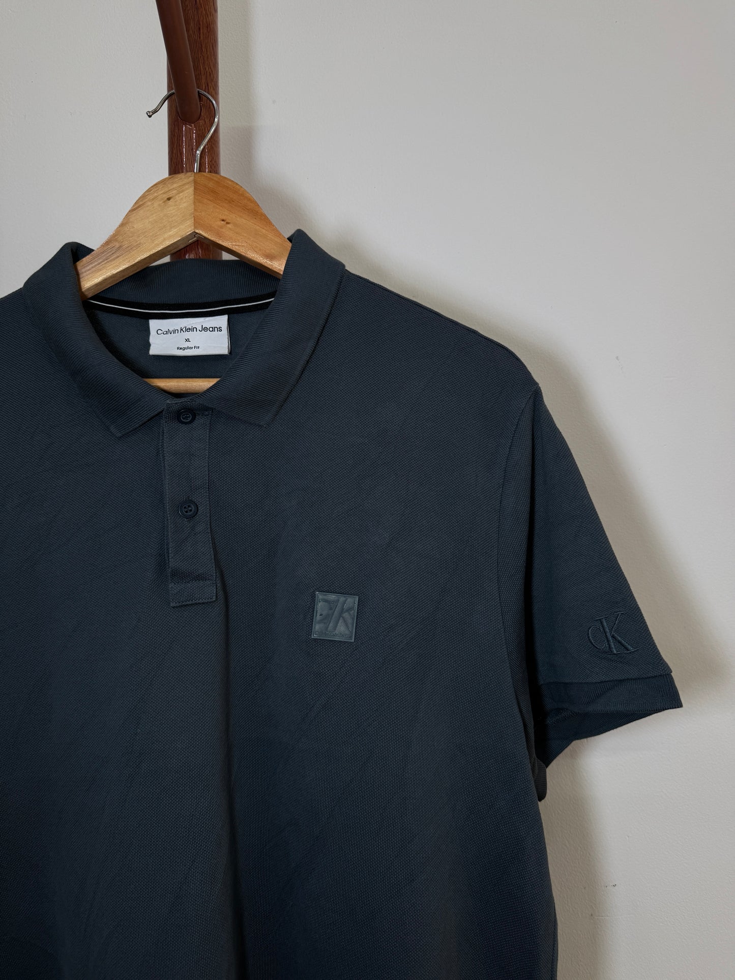 Calvin Klein Grey Polo Tee