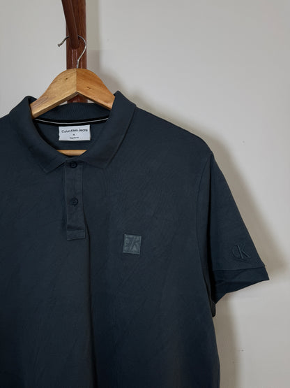 Calvin Klein Grey Polo Tee