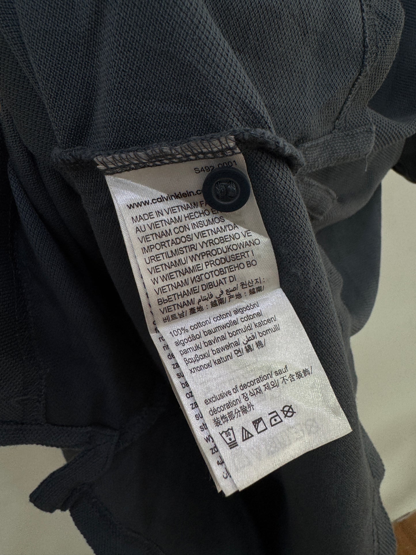 Calvin Klein Grey Polo Tee