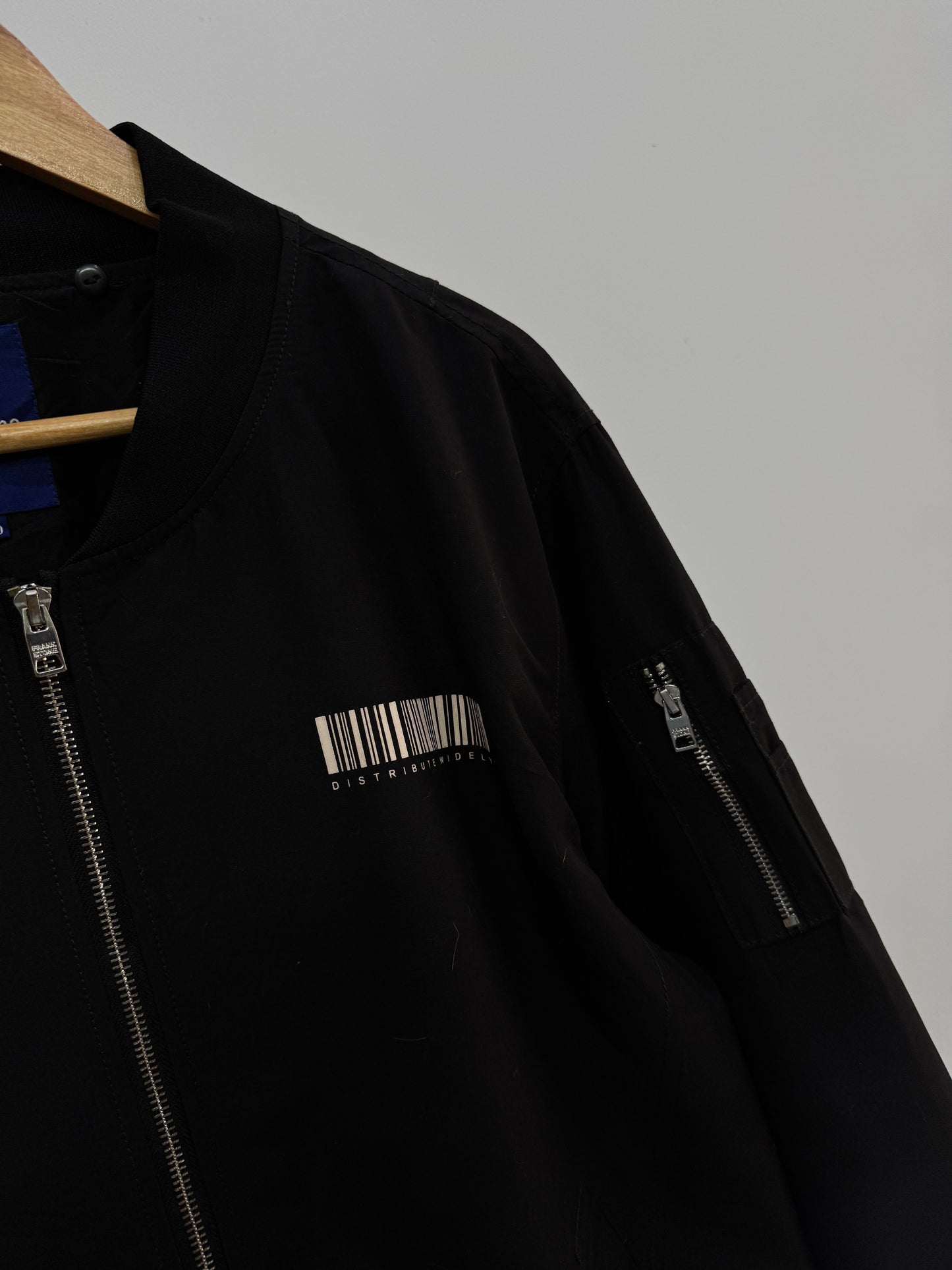 Black Frank Stone’  Black Bomber Jacket