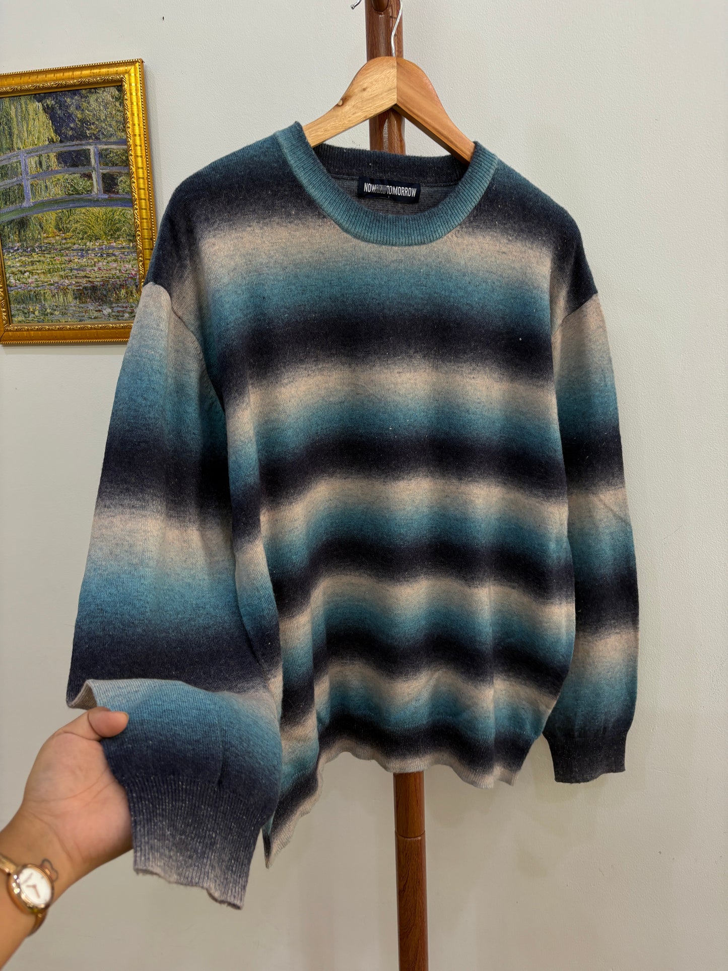 Ombre Blue Sweater