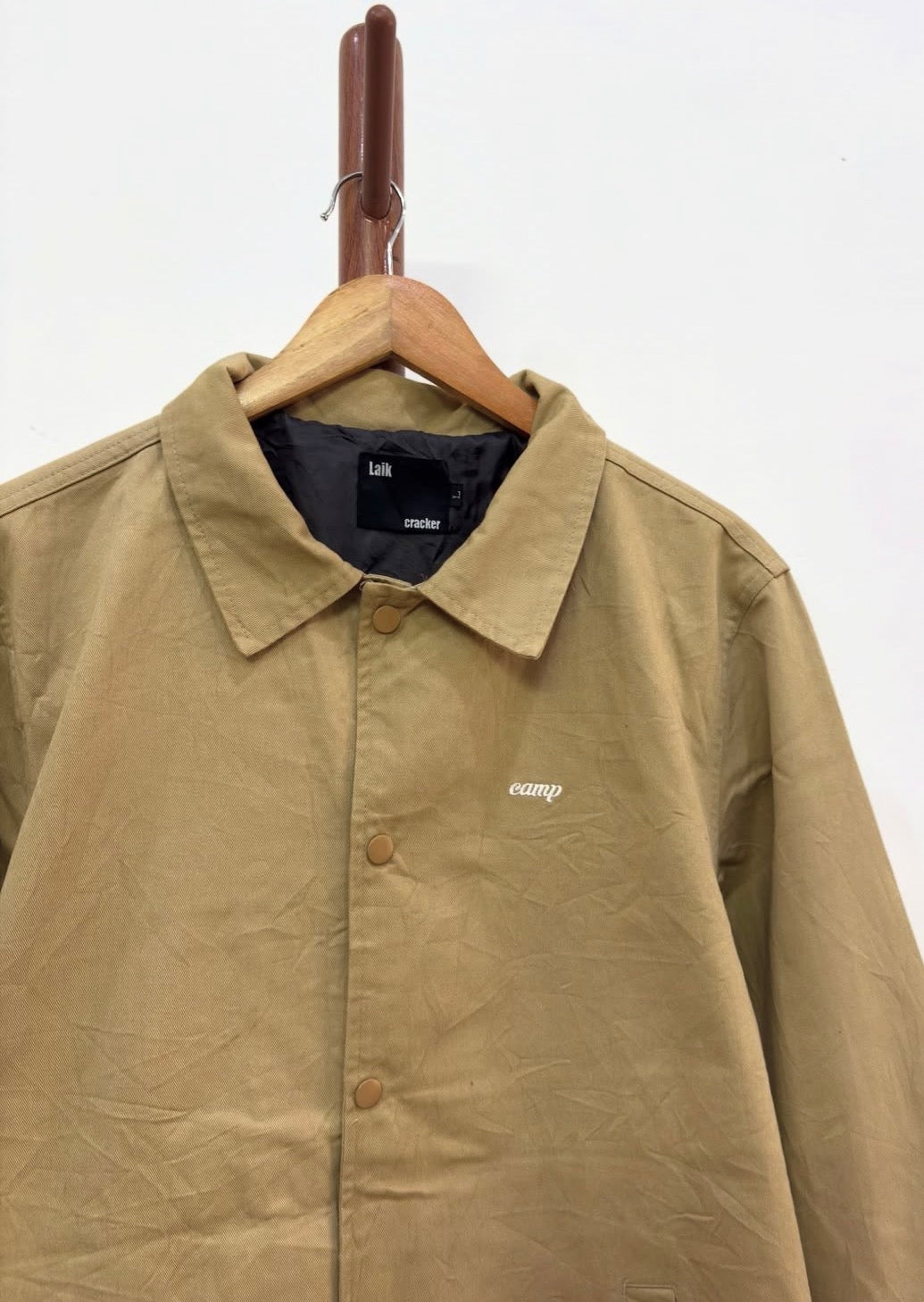 Beige  CAMP '' Coach Harrington Jacket