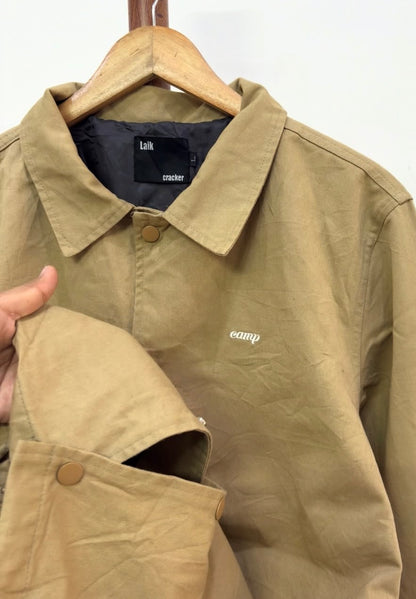 Beige  CAMP '' Coach Harrington Jacket