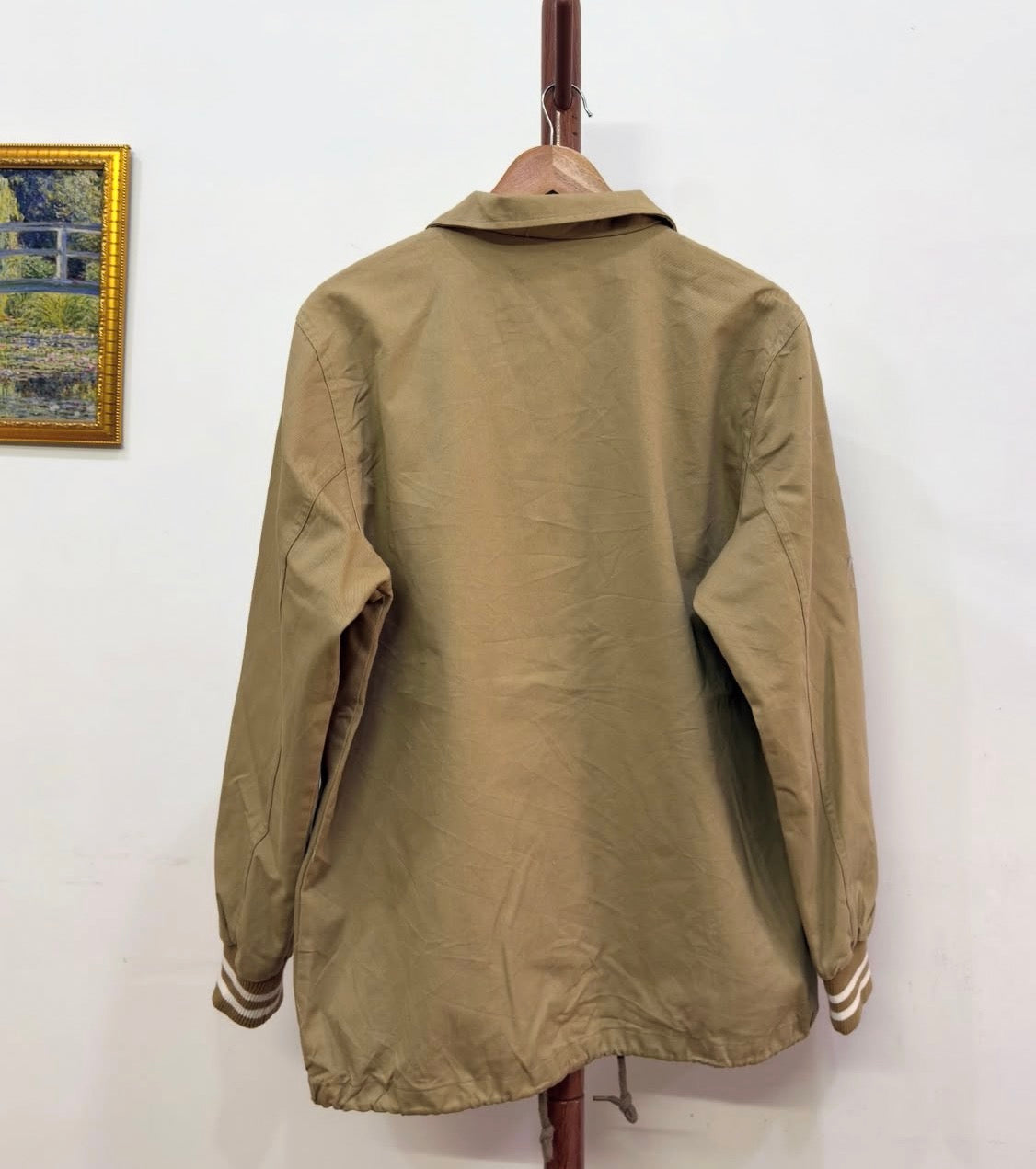 Beige  CAMP '' Coach Harrington Jacket
